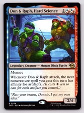 MTG Don & Raph Hard Science Normal R Teenage Mutant Ninja Turtles TMT 144 NM Mag