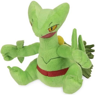 Pokemon Center Original Sceptile Sitting Cuties Plush - 5 ½ In.