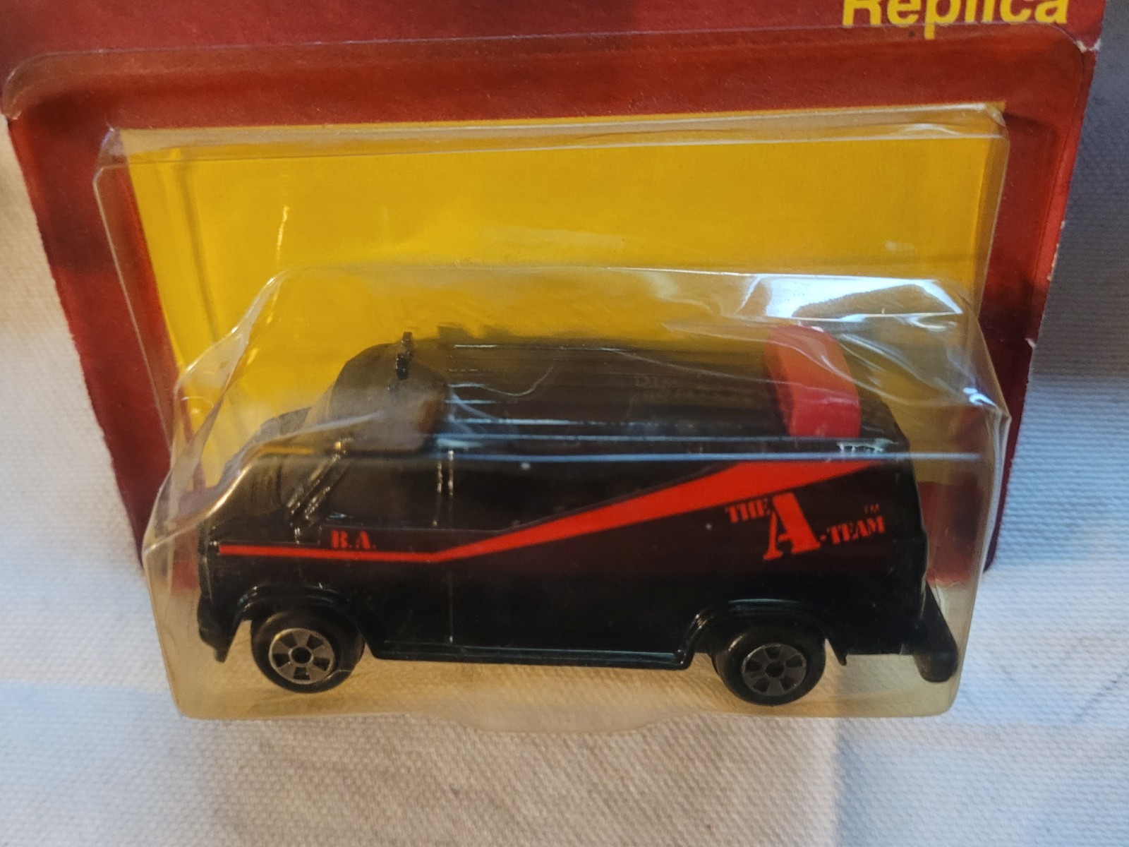 Vintage 1983 ERTL The "A-TEAM"  1983 GMC Van, Black, #1823, 1/64 Carded New thumbnail 3