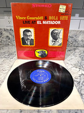 VINCE GUARALDI & BOLA SETE Live At El Matador 1966 Fantasy Jazz Vinyl Record G+