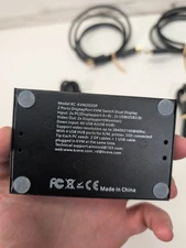 KCEVE 4K 60Hz USB3.0 DP Dual Monitors KVM Switch (KC-KVM202DP)