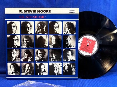 R. STEVIE MOORE GLAD MUSIC ROSE 83. ORIGINAL FRANKREICH LP NEAR MINT