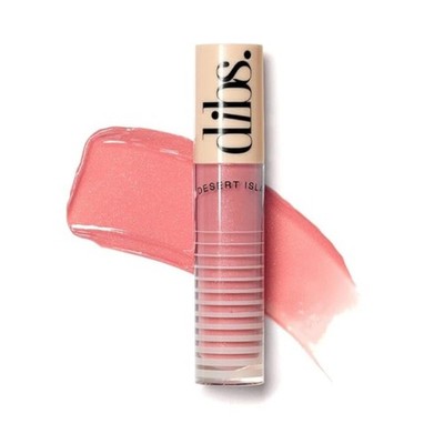 DIBS beauty Go To Glossy Balm Lip Gloss Topper, 0.20 Ounce (Effortless Pink)
