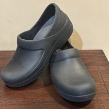 Crocs Womens Sz 9 Black Slip Resistant Shoes Neria Pro II Clogs Nurse Restaurant