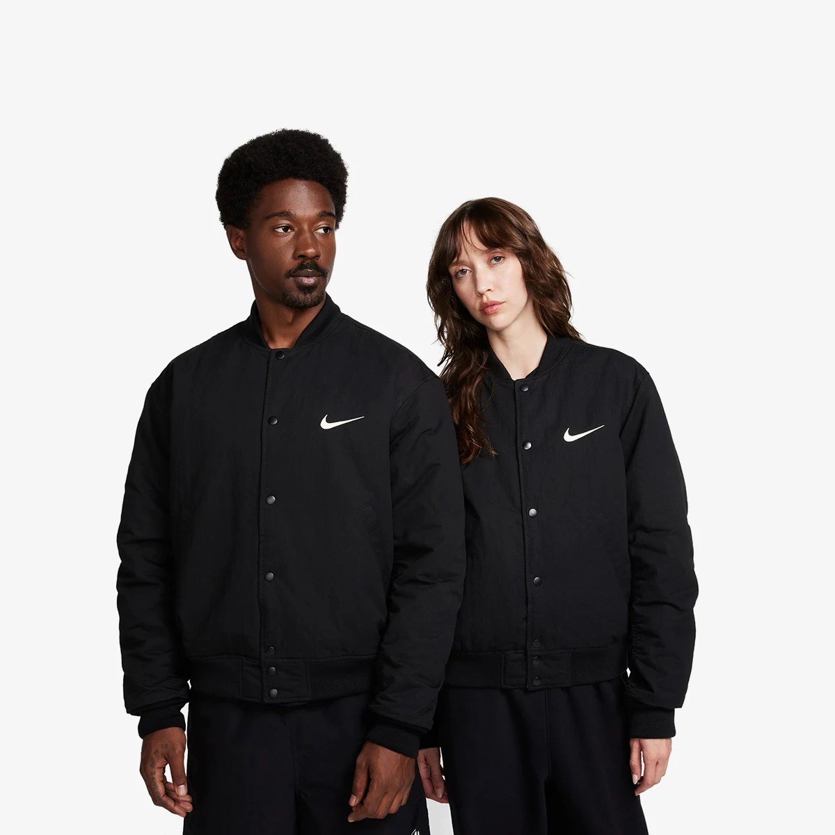 Stussy X Nike Reversible Varsity Jacket Black Size XXL | eBay