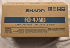 2-Pack of Genuine Sharp FO-47ND Black Fax Toner Cartridge New Open Box OEM