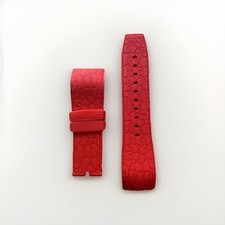 Cinturini 24mm In Gomma  Armada Nueva Nuovi Rosso