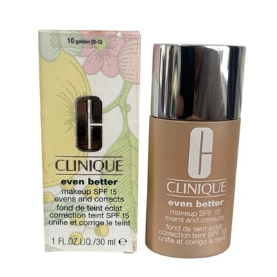Clinique Even Better Foundation Makeup 10 Golden (D-G) 30ml LSF 15 - Brandneu