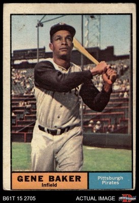 1961 Topps #339 Gene Baker Pirates 1.5 - FAIR
