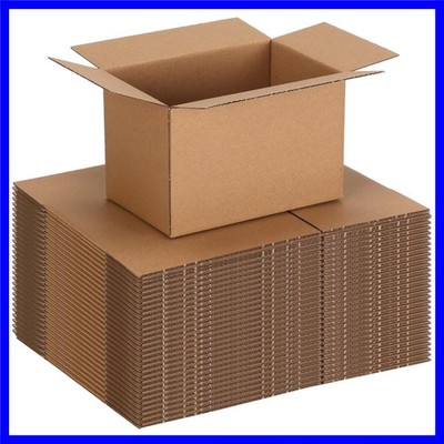 30 Packs Small Shipping Boxes 6x4x4 Inches, Brown Corrugated Cardboard Box fo...