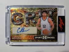 CAMERON BOOZER Auto 2026 Sports Heroes Autograph GRIT GOLD SUPERFRACTOR # 1/1