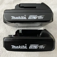 2 New Makita LXT 18 Volt 18V BL1815N 1.5Ah Lithium Ion Batteries Li-ion