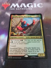 Mtg. Scarlet Spider, Ben Reilly. Foil. Marvel's Spider-Man. Pack Fresh 