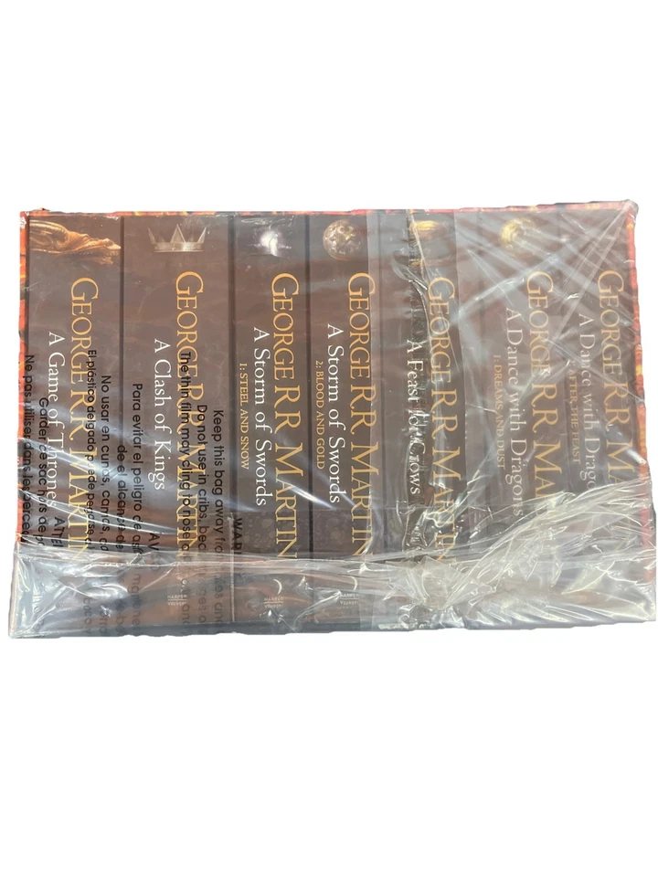 NEW Game of Thrones Song of Ice & Fire 7 Books Collection Collectable Gift Set! Foto 3 de 3