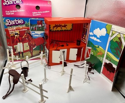 BARBIE Reiterkoffer - Stall & Reiten - Mattel 9902 - 1977 - sehr guter Zustand