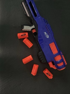 Nerf Elite Blaster inkl. 2 Trommel-Magazine   Top Zustand! | Nerf Gun original 