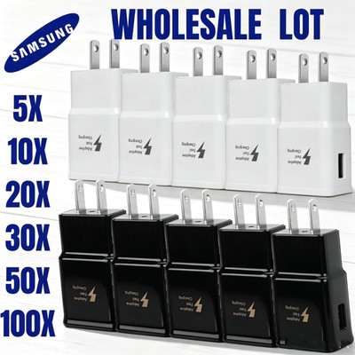 For Samsung Galaxy S10 Note10 S8 S9 Plus S22 Fast Wall Charger Adapter Plug Lot