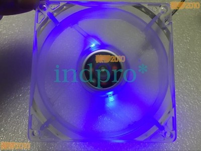 9CM small 3PIN transparent   light LED light fan silent chassis fan #md