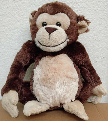 Webkinz Chimpanzee Plush No Code Brown Ape Monkey Stuffed Animal Toy Ganz