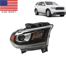 For Dodge Durango 2016-2020 Black HID Headlight Lamp Right RH Passenger Side