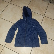 Swiss Tech Girls Jacket Hooded Full Zip  blue Size M (7-8)