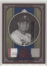 2005 Donruss Diamond Kings Red Framed Black & White Materials Bobby Abreu 05u8