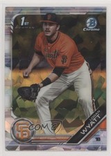 2019 Bowman Chrome Draft Sapphire Edition Logan Wyatt #BDC-29 fm0