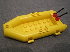 Lego YELLOW Dingy / Raft / Rowing Boat / Rigid Inflatable Craft / ship