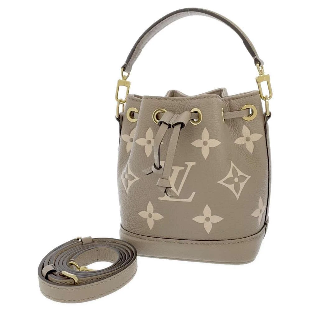 Louis Vuitton Nano Noe Monogram Amplant Tourterelle Claim Handbag