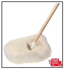 48 Inch Lamb's Wool Wedge Dust Mop for Hardwood Tile and Vinyl Floors