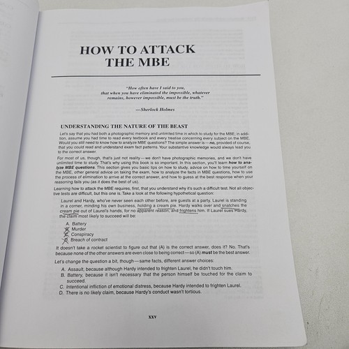 Strategien & Taktiken für das MBE von Steven L Emanuel Anwaltsprüfung 8. Ausgabe Aufl. 8 - Bild 7 von 11