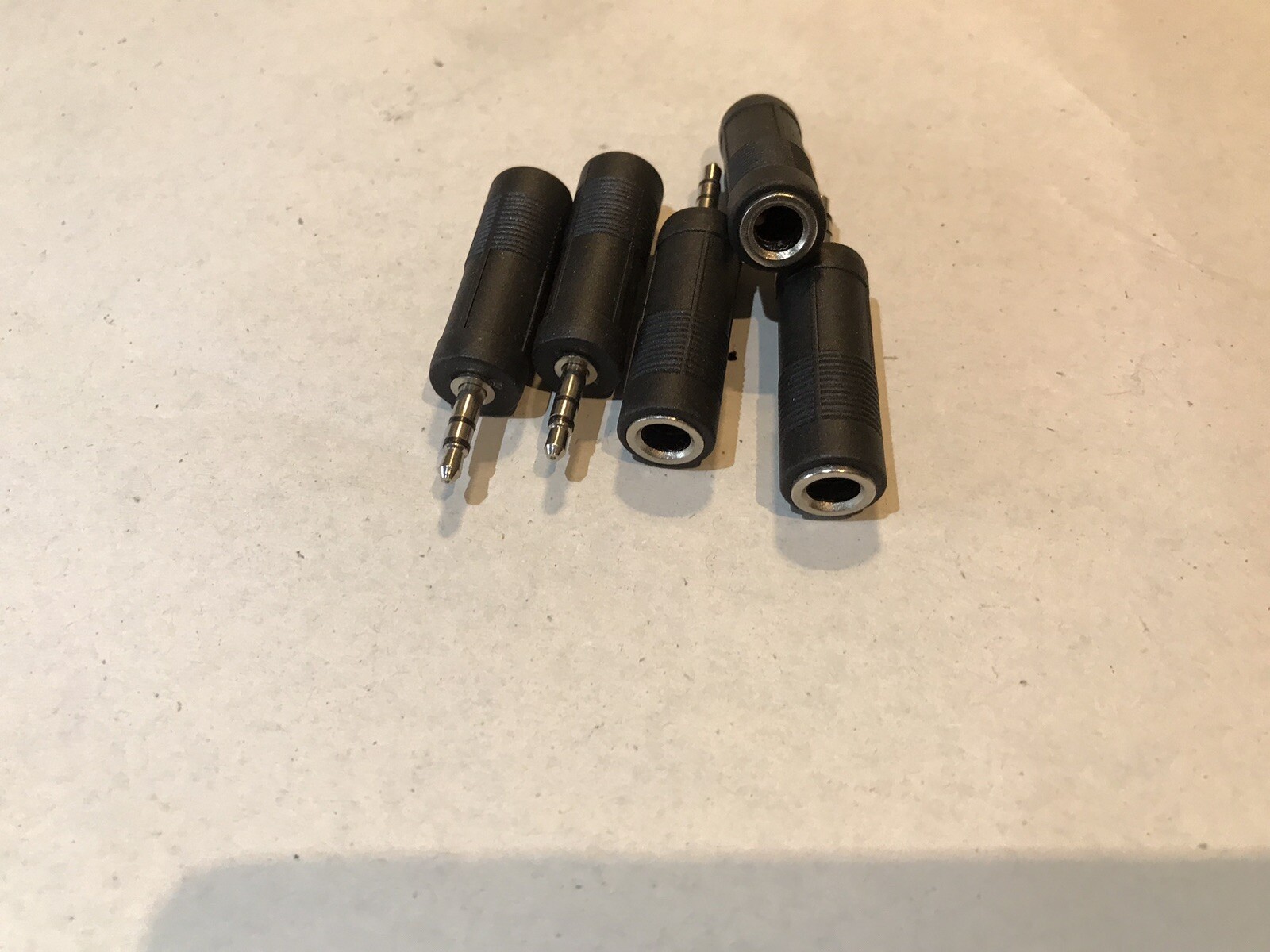 5 X BIG to SMALL Headphone Adapter Converter Plug 6.35mm to 3.5mm Jack Audio
