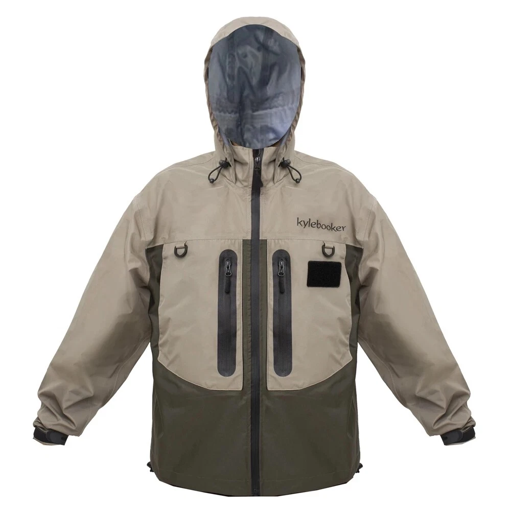 Men's Breathable Fly Fishing Wading Jacket Waterproof Fishing Wader Jacket