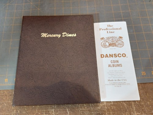 Dansco Album EMPTY Mercury Dimes 1916-1945 Stock #7123