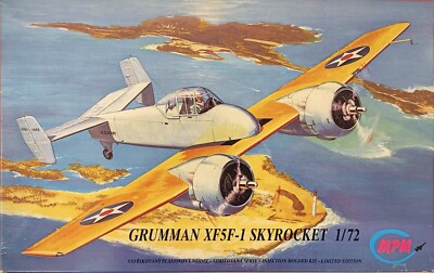 MPM 72022 Grumman XF5F-1 Skyrocket 1:72 Neu Bauteile versiegelt in Original Box