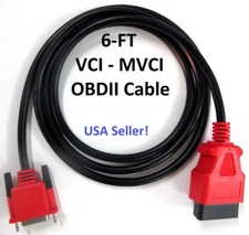 6FT OBD2 DLC Cable Compatible with Bosch Mastertech VCI Scanner M-VCI J2534 NEW!