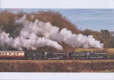 British Railways Steam Train 1950s Standard Class 5 Tandem 11.5x8.5 Photo