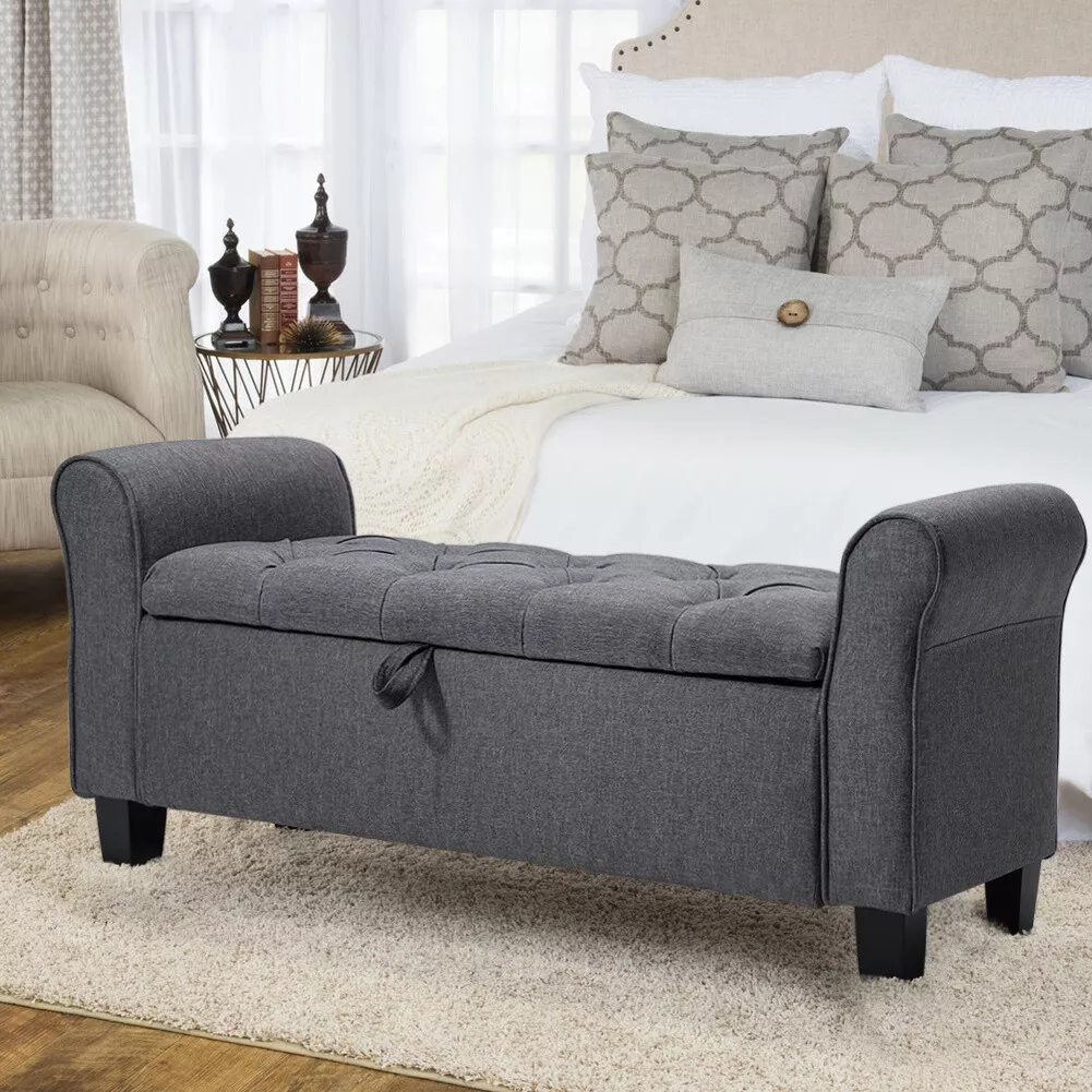 Padded sale trunk bench
