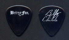 Britny Fox 1988 Tour Billy Childs Black Guitar Pick Glam Hair Metal
