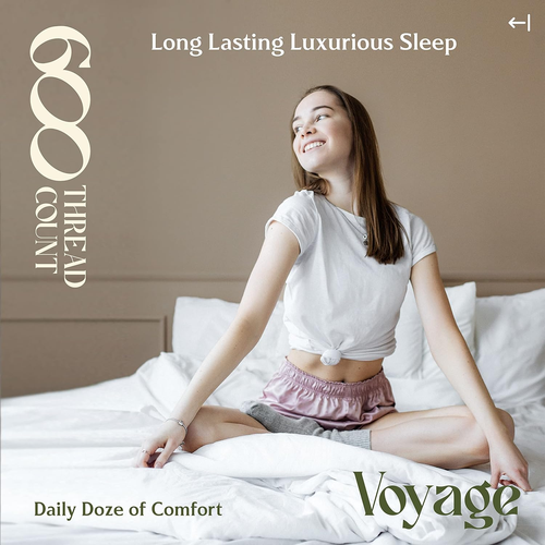 100% Egyptian Cotton Printed Bed Sheets - 600 Thread Count 4 PC California King - Picture 7 of 9