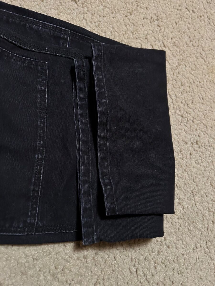 Mens Heron Preston H&M x H2 Black Wide Jeans (32 X 32) Heavy Mens Heron Preston H&M x H2 Black Wide Jeans (32 X 32) Heavy