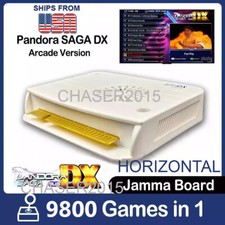 PANDORA BOX ARCADE GAMES Jamma Game Board DX Saga 9800 Horizontal HDMI VGA CGA