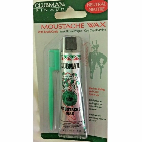Pinaud Clubman Chestnut Moustache Wax 0.5 oz tube for sale online eBay