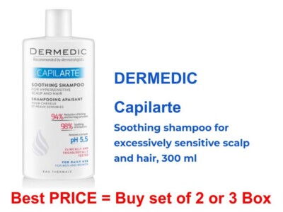 DERMEDIC Capilarte 300ml Shampoo Soothing for excessively sensitive scalp hair