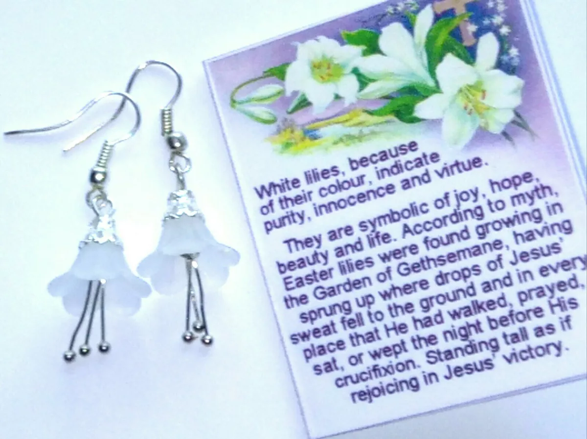 Lily 2024 flower earrings