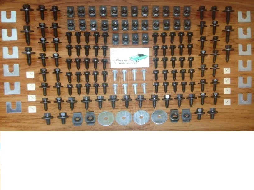  162pc Front Sheet Metal Hardware Pontiac Tempest GTO Lemans Bonneville  - Image 2 of 3