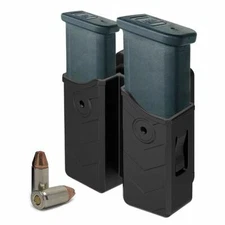 Dual magazine holder for single or double stack 9mm,40, mags