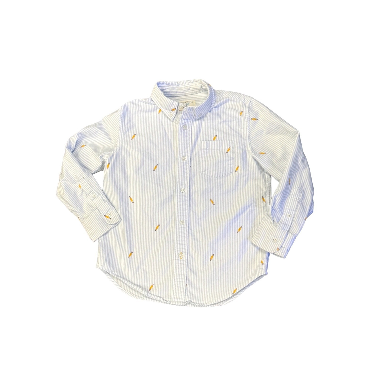 Boys J.Crew crewcuts back to school first 100 days long sleeve button down penci image 3