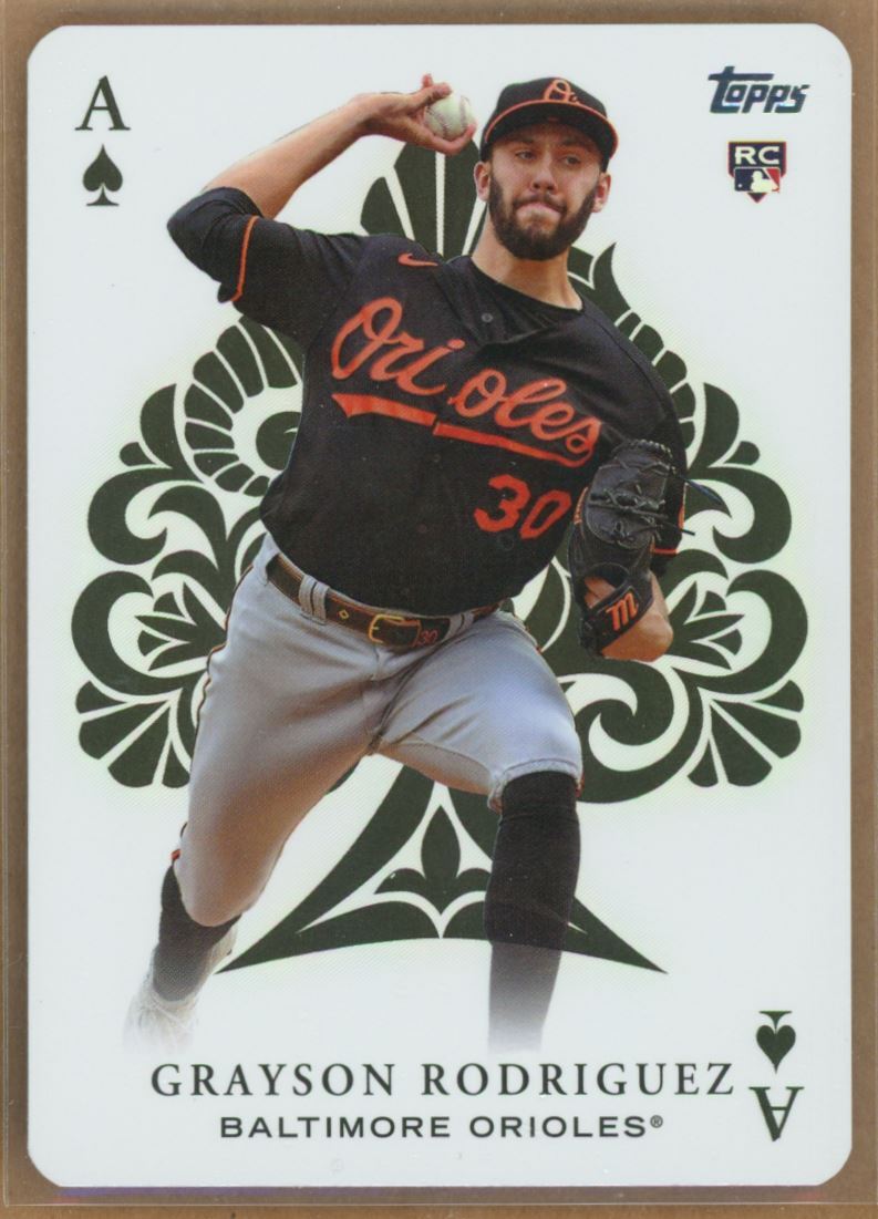 2023 Topps Update All Aces Blue Grayson Rodriguez RC Baltimore Orioles #AA-74
