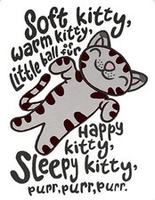 Big Bang Theory # 11 - 8 x 10 Tee Shirt Iron On Transfer - Soft Kitty 